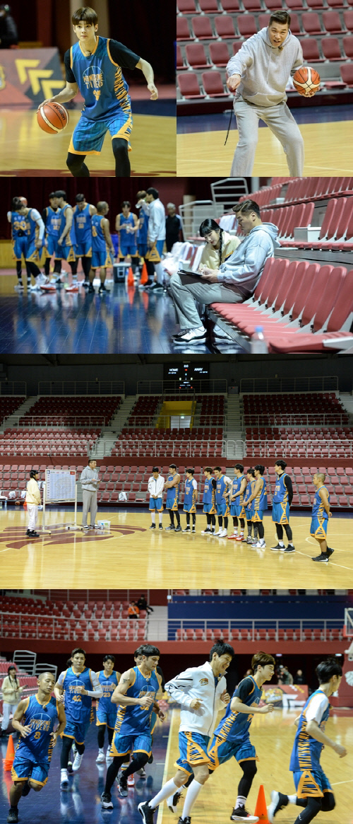 '핸섬타이거즈' 차은우, 촬영 후에도 계속되는 농구 열정…나머지 운동 자처