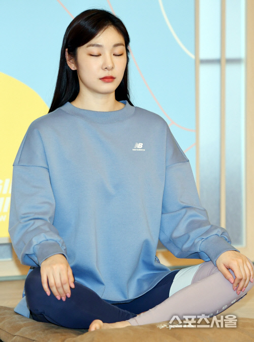 [포토] 김연아, 지금은... 명상 중~