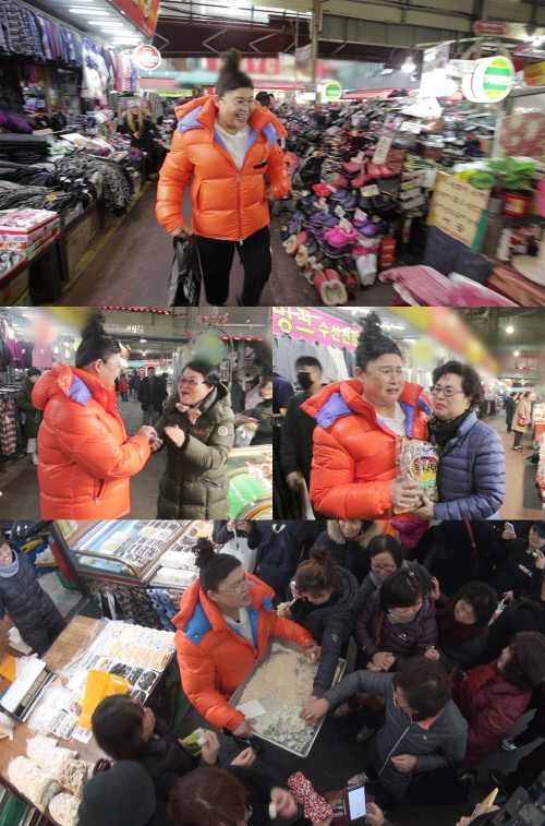 '편스토랑' 이영자 전통시장 떴다…1걸음 1웃음 '시장의 神'