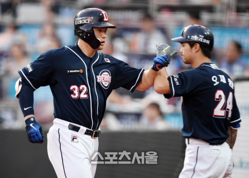 캡틴 오재원 "김재환 잔류, 팀에는 다행인 일" 두산 우승 걱정 NO