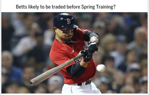 보스턴과 결별 유력한 베츠, 다저스 행 급물살