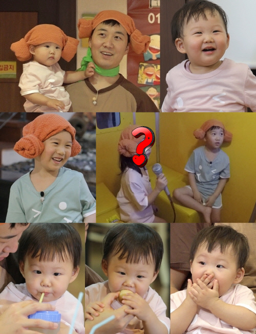 '슈돌' 찜질방 간 도경완X연우X하영, 도플갱어 양 세 마리