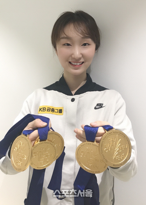 쇼트트랙 간판 최민정, 4대륙 석권에 이어 월드컵 첫 금메달