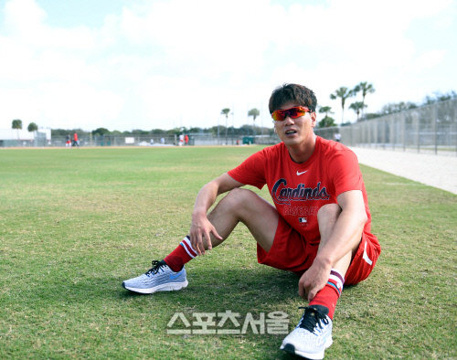 [포토] 김광현 \'잠깐만 쉴게요\'