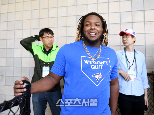 [포토] 게레로 주니어 \'싱글벙글\'