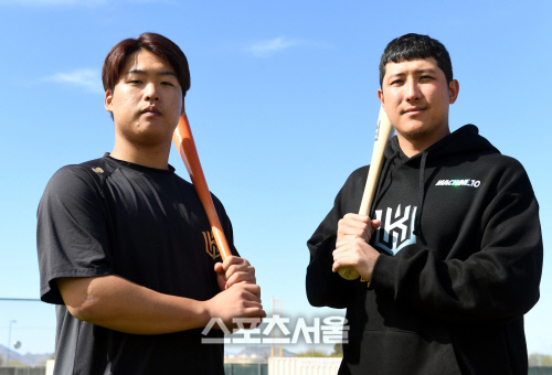 [포토] 황재균-강백호 '2020년 kt 기대하세요'