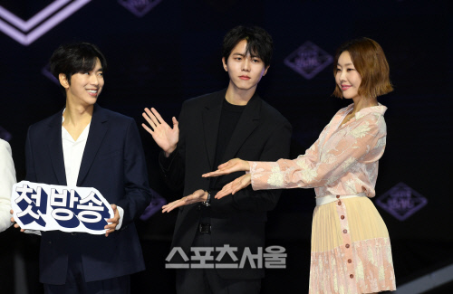 [포토]윤현민-주우재-한혜진, '내 안의 발라드' 첫 방송 기대해 주세요!