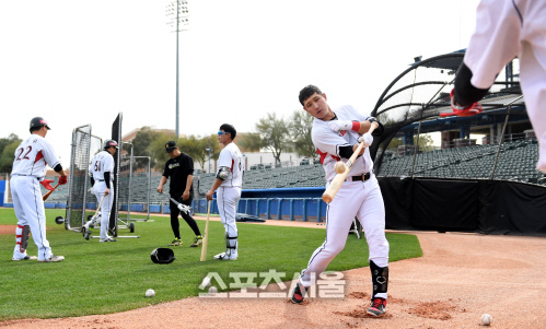 [포토] 황재균 '내 타격 기대해'