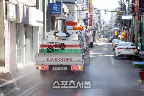 안동시, 시가지 전역 일제 방역 시행