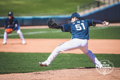 '이재학 무실점+알테어 홈런' NC, KT와 평가전 4-4 무승부