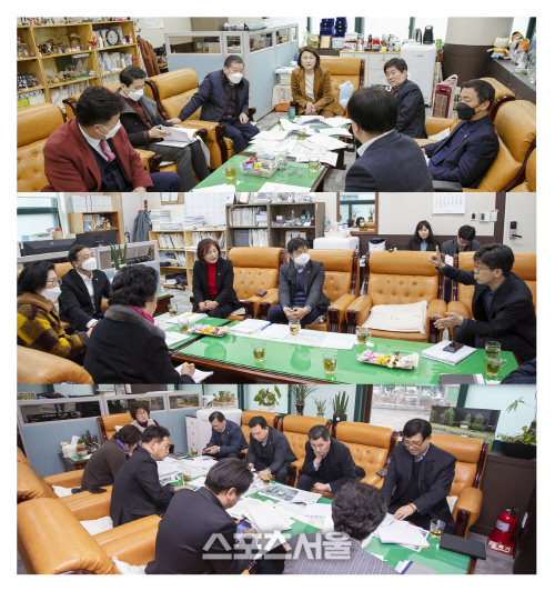 안산시의회 3개 상임委, 市 집행부와 간담회 개최