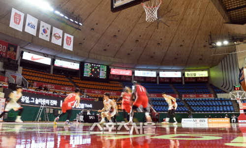 [포토]코로나19 사태로 계속 이어지는 무관중 경기