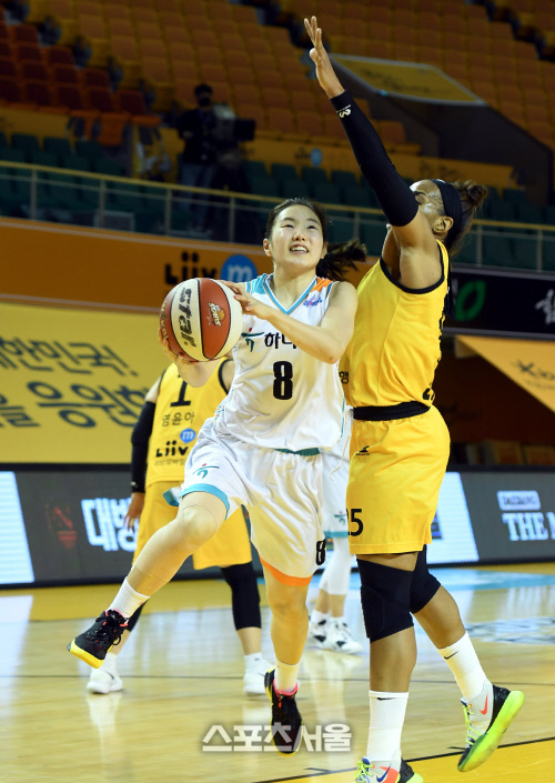 [포토] 김지영 '과감한 슛 시도'