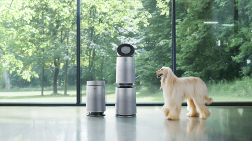 "LG 퓨리케어 360°공기청정기, 4대 중 1대는 펫 모델"