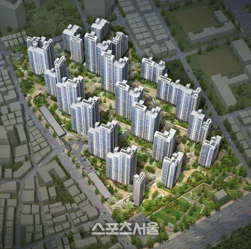 1청년주택 조감도(덕현지구).제공=안양시