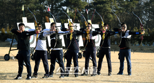 진천국가대표선수촌 신년 훈련 공개
