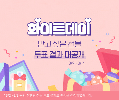 화이트데이 선물도 '카톡'으로...선물하기에 디올·에스티로더 등 뷰티 브랜드 입점