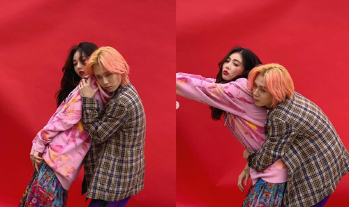 "둘이 함께면 언제나.." 현아♥이던 화기애애한 커플화보 현장[★ SNS]