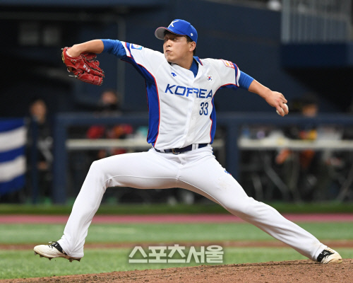 [포토] 이승호, 쿠바전 마무리 역투!