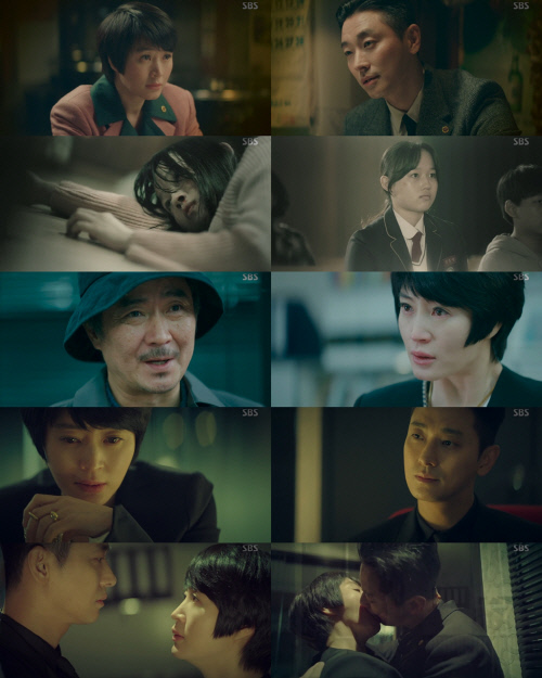 '하이에나' 김혜수X주지훈, 안방극장 뒤흔든 키스 엔딩…최고 시청률 15.4%