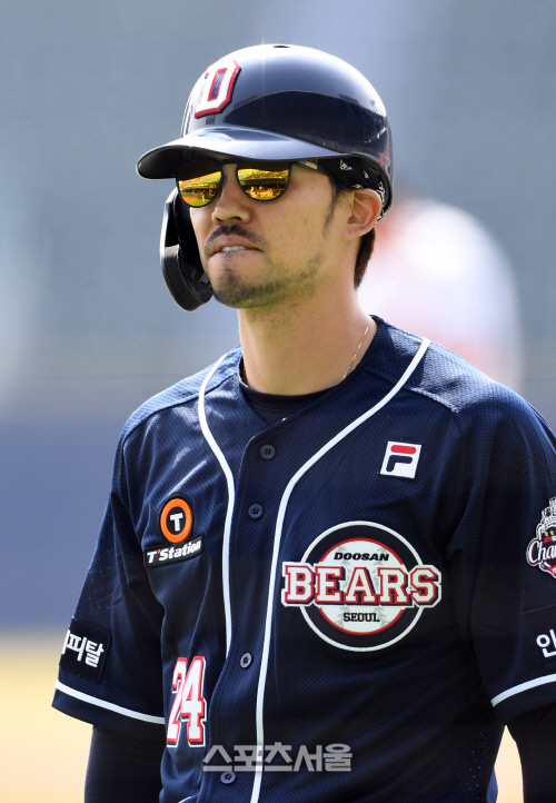 [포토]두산 오재원, 삼진이라니...