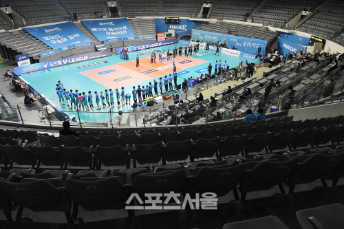 V리그, 시즌 종료 결정…우승팀 없이 순위만 이대로 마무리