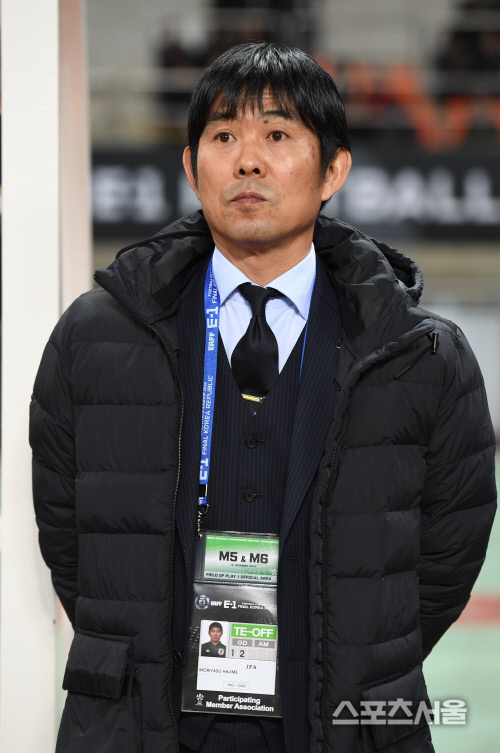 [포토]한국-일본, 일본 대표팀의 모리야스 하지메 감독
