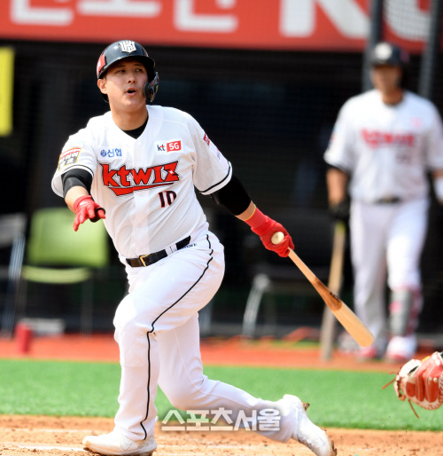 [포토] 삼진 황재균 '안맞네'