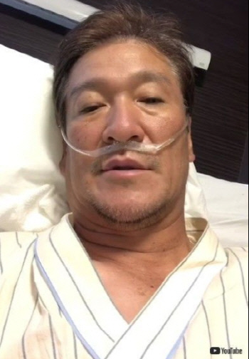 한신OB 카타오카, 코로나19로 투병중인 모습 공개