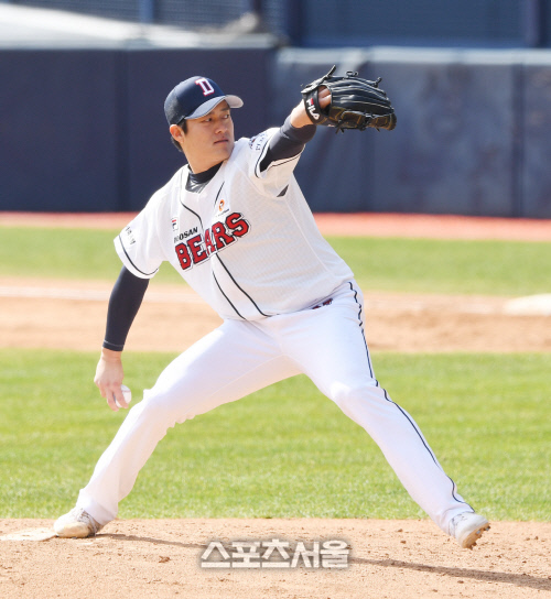 [포토] 두산 김강률, 실전감각을~