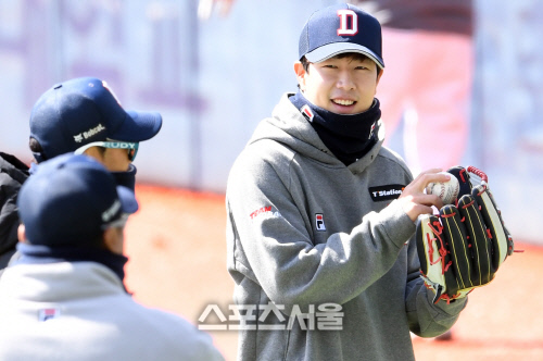 [포토]박건우, 훈남 미소로