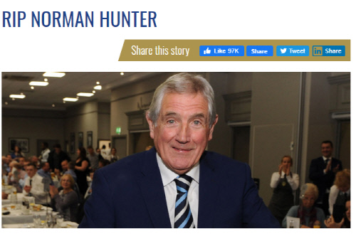 잉글랜드 축구 전설 헌터 코로나19로 사망