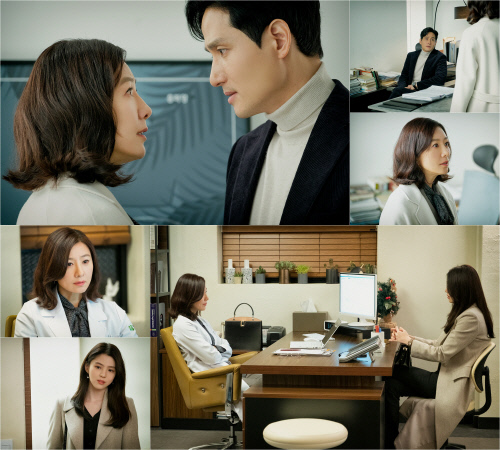 '부부의 세계' 박해준 사무실 찾은 김희애 VS 김희애 진료실 찾은 한소희