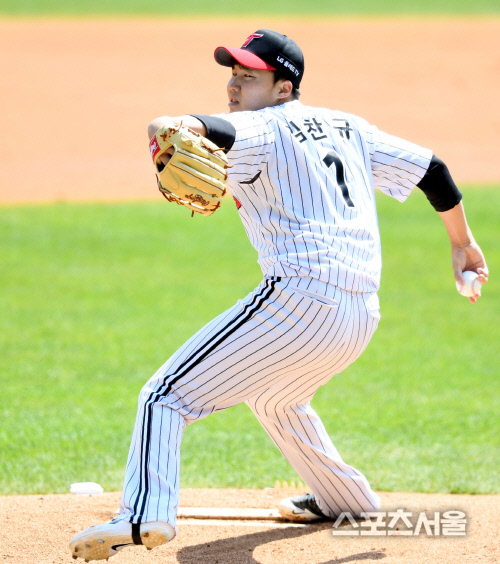 [포토] 임찬규, 승리를 위한 역투