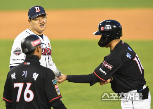 [포토] 오재일-황재균, 오랜만~