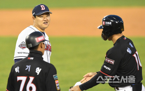 [포토] 오재일-황재균, 반가워~