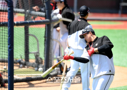 [포토] 황재균 '오른손 타격'