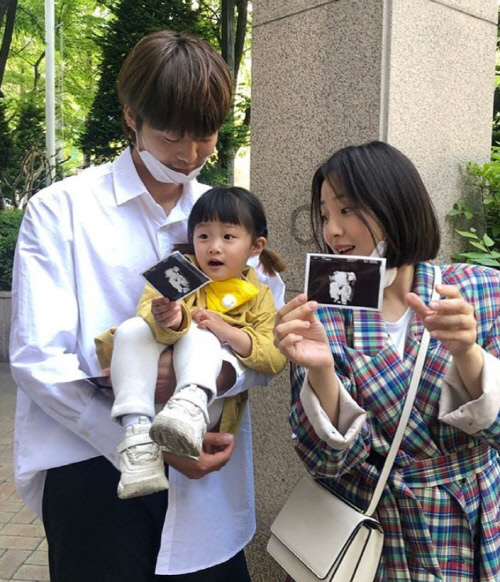 "배불뚝이의 시간이" 허민, "임신 19주, 두아이 엄마 돼요" 초음파사진 공개