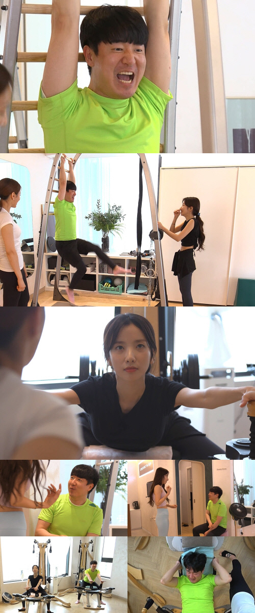 '부럽지' 지숙♥이두희, 커플 필라테스 현장 포착…이두희 헐크 변신