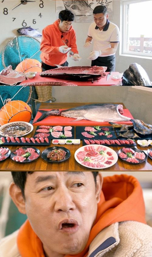 '편스토랑' 이경규, 눈앞에서 제주 생참치 해체 관람 '진귀한 구경'