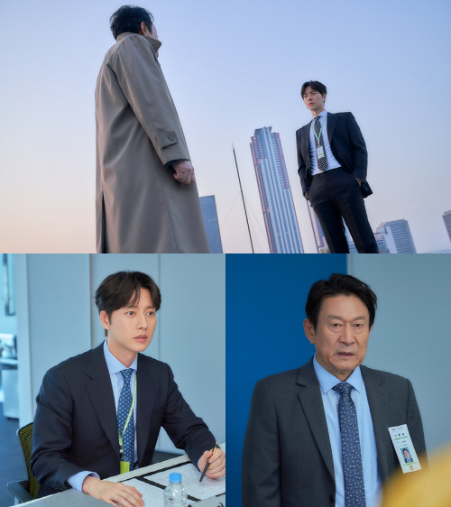'꼰대인턴' 박해진VS김응수, 맞대면 포착…통쾌한 관계 역전