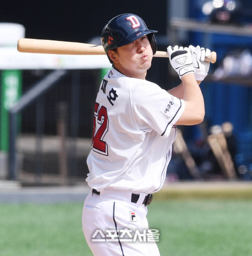 [포토] 두산 김재호, 이게...아닌데?