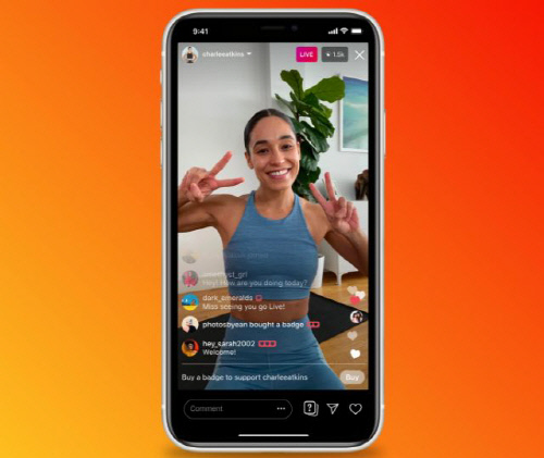 인스타그램에서도 별풍선 쏠 수 있다…수익 창출 가능한 '하트배지' 출시
