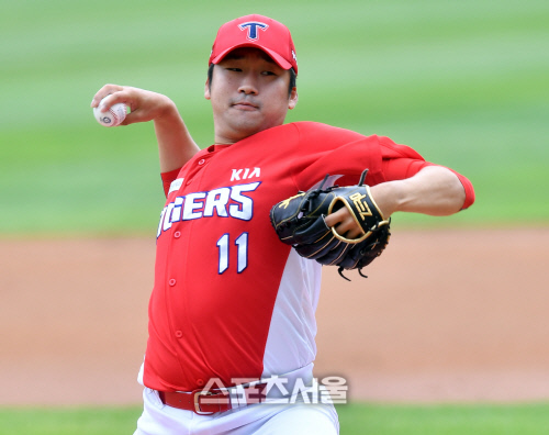 '3연속 QS' 이민우, KIA 新 오른손 투수로 '탄탄대로'