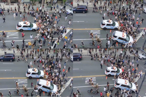 美, 백인경찰에 목졸려 숨진 '흑인 사망 사건' 규탄 시위 곳곳서 발생