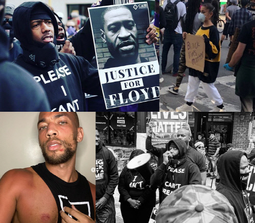 "Black lives matter" 시위 참여→폭동반대 소신…분노에 앞장선 스타들[SS이슈]