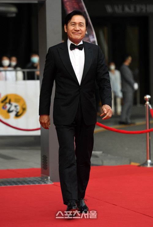 [포토]안성기, 영화제에 빼놓을 수 없는 배우