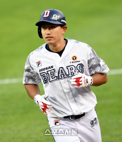 [포토] 1군 데뷔 양찬열 \'아쉬운 첫 타석\'