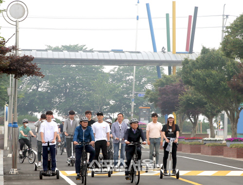 영광군, 이모빌리티 개인형이동수단 행정기관 보급 '완료'