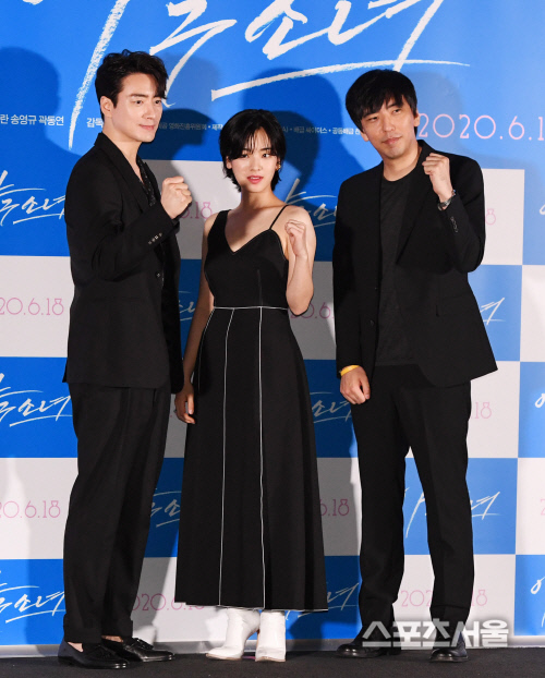 [포토] 이준혁-이주영-최윤태 감독, '야구소녀'로 뭉쳤습니다!